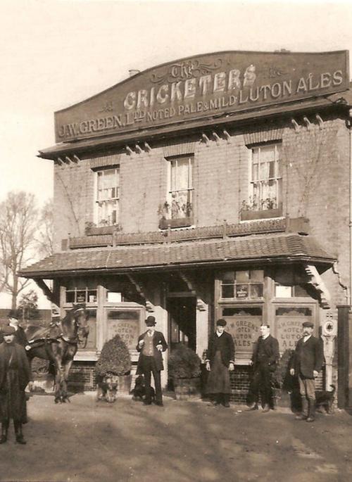 Photo of Cricketers pub during Victorian period
