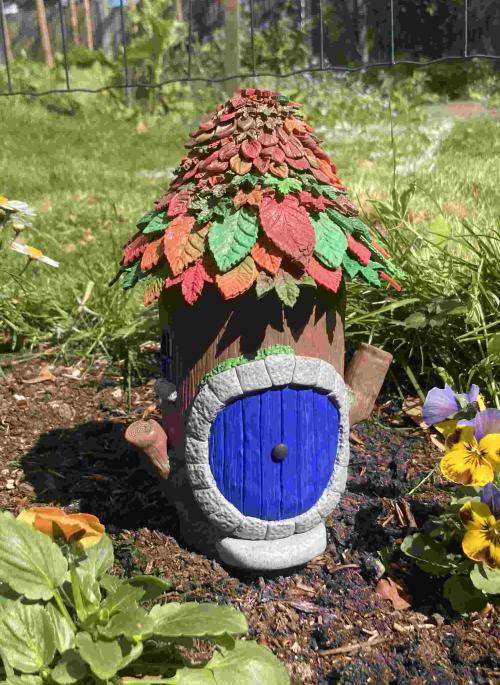 Fairyhouse in a garden